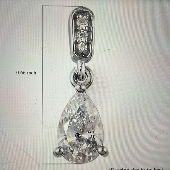 LUSTRO STELLA Earrings in Platinum over Sterling Silver - Picture 4 of 6